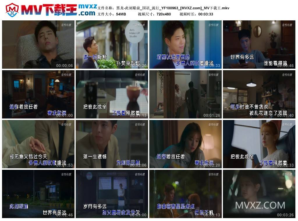 黑龙-此刻眼前_国语_流行_YF100963